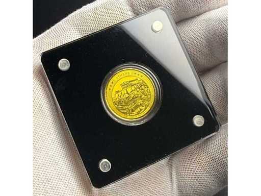 2024 Athene Akropolis Gouden Munt 1/1000 ounce goud 999 Gabon 1000 Francs CFA – Gratis EU-verzending
