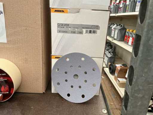 Mirka P 100 Q Silberschleifscheibe 150 mm (300x)