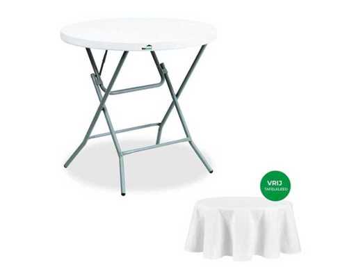 MaxxGarden 88548 Folding Table - Foldable Round Garden Table - 60x74 cm - 2 pieces
