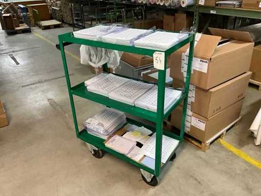 Căruciorul de transport Eurokraft fără conținut (3x)