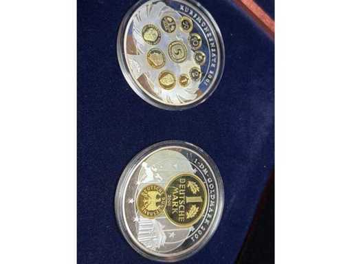 Duo di monete commemorative da 70mm Germania