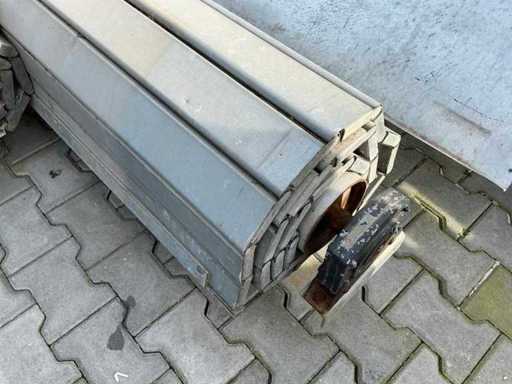 Puerta de contraventana enrollable grande