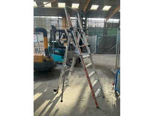 Échelle Tubesca 1X5 2024 à plateforme pliante extensible