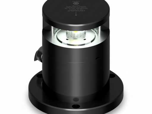 Lopolight 300-036-PRO Mât LED 225 degrés Lumière de navigation blanche 5nm - 12/24V