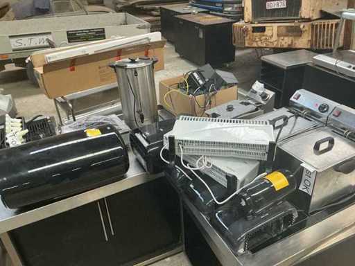 Large lot of catering equipment