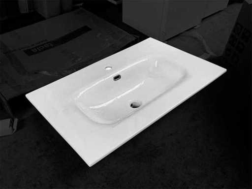 Wastafel keramisch 81x52cm