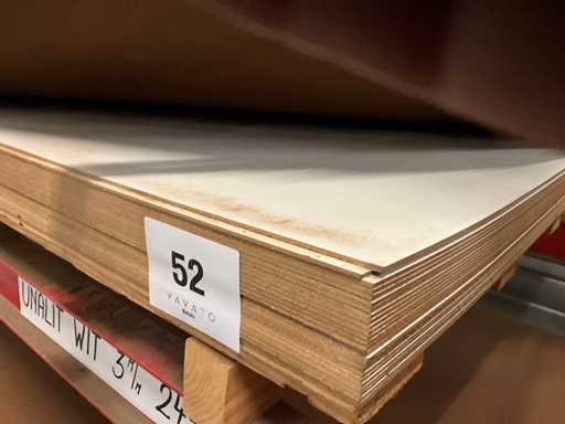 Plaques blanches non alitées (26x)