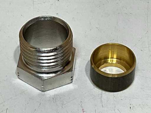 Zestaw kompresyjny Resideo do rur miedzianych i stalowych 1/2"x16mm (42x)