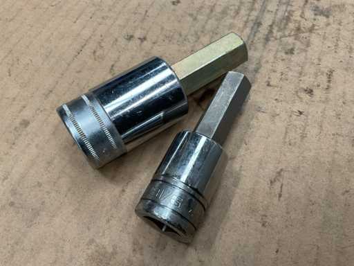 Jeu de douilles encliquetables