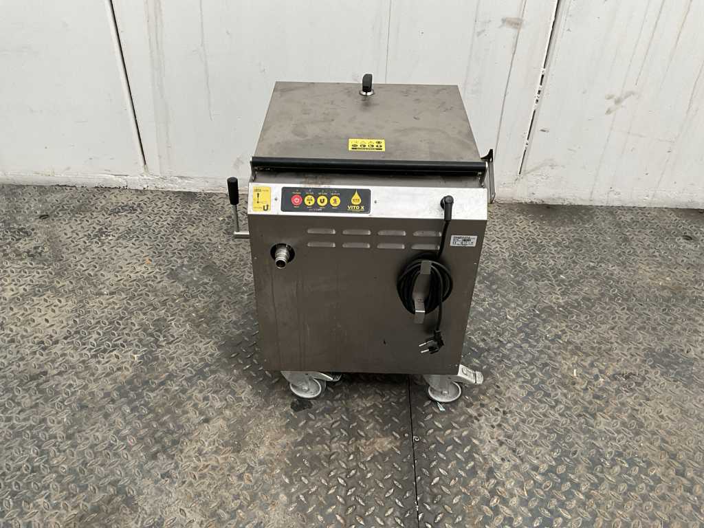 Frying oil filter unit