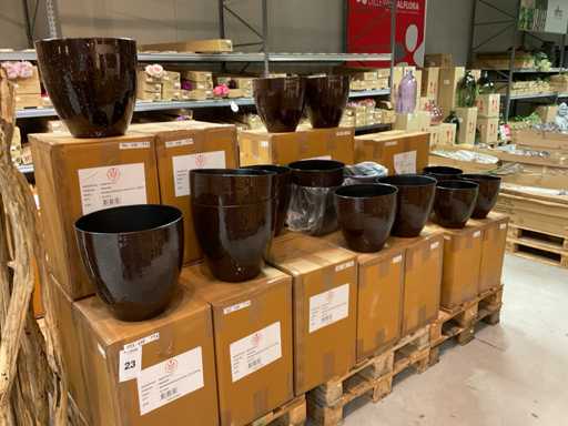 Horse copper Lizze flower pots