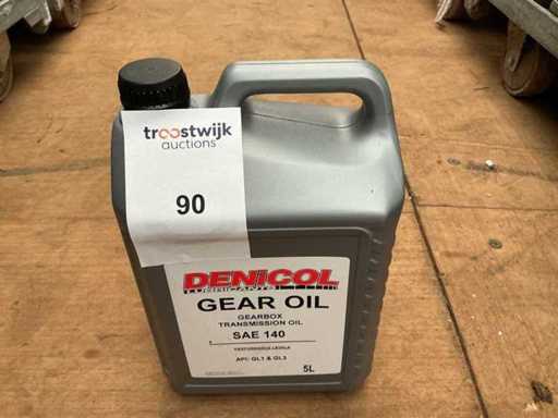 Denicol,inhoud 5 liter SAE 140 Transmissie olie