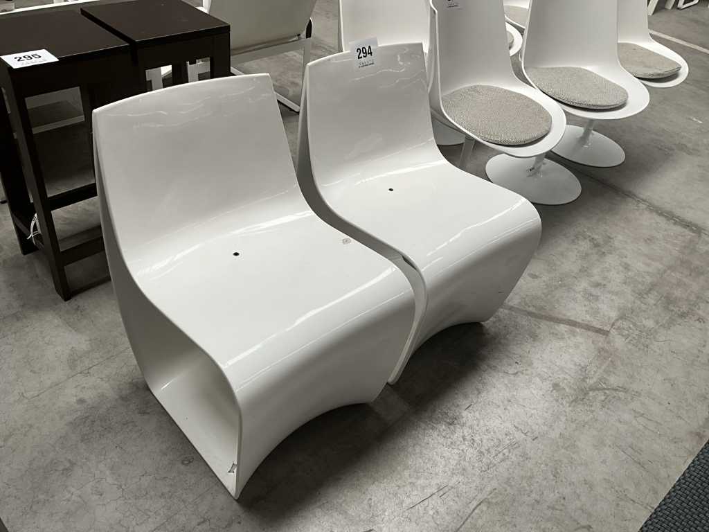 2x design side chair MDF ITALIA SIGN