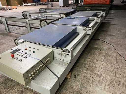 Tavolo di sollevamento con trasporto trasversale a catena Altri impianti di sollevamento e verricello