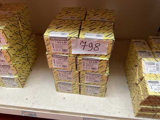 16 dozen plaatschroeven