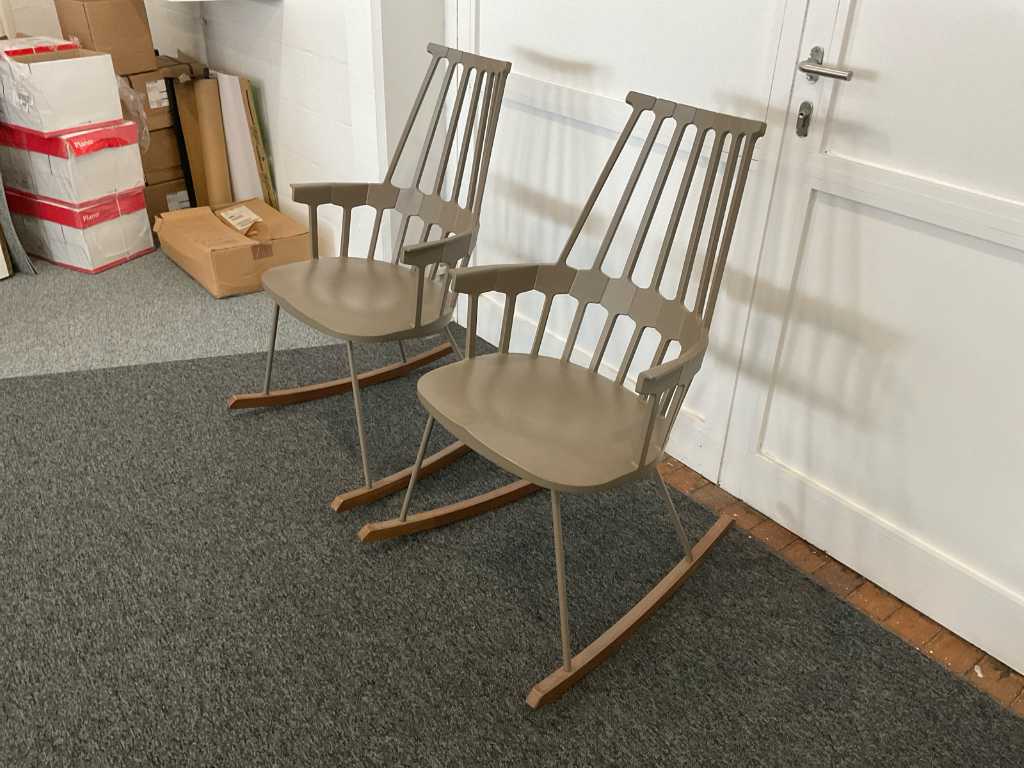 2 x KARTELL Schommelstoel
