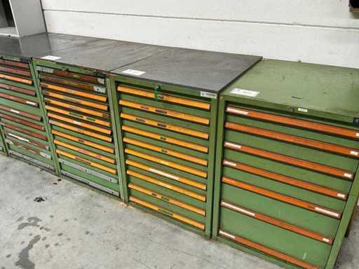 Armoire à outils HAHN+KOLB avec contenu