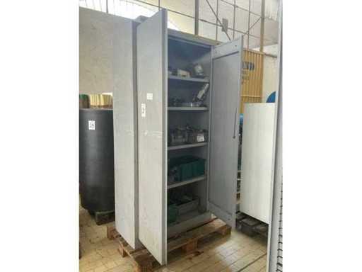 Wardrobe with contents