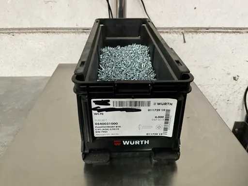 Würth 7.69 kg Place screw BVK 2.9 x 19 in stackable container