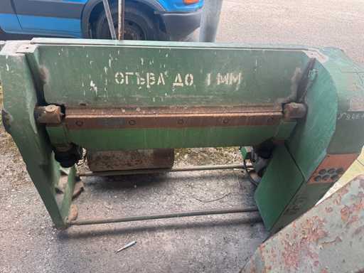 DSO "ZMM – EQUIPEMENTI POPOVO" ML 2000 Elektromechanische Blech-Guillotine-Scherung