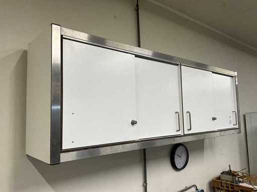 Trespa RVS schuifdeurkast