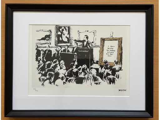 Banksy: Idioti bianco e oro 85/150
