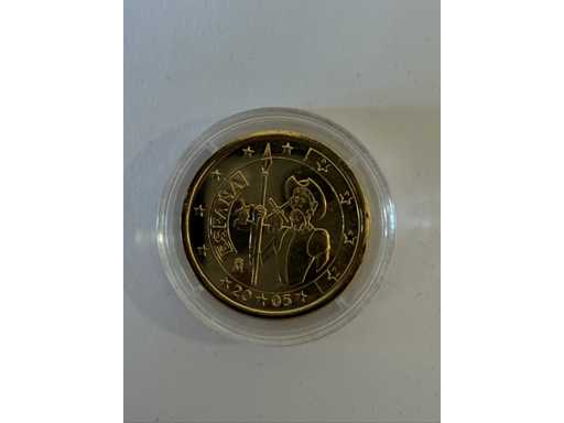 2 Euro Goudverguld Slovenië 2008