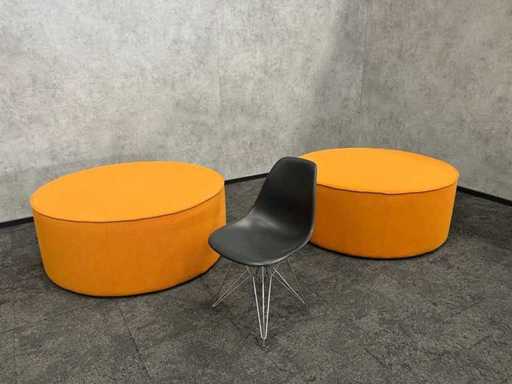 2x mobile pouf Ø120