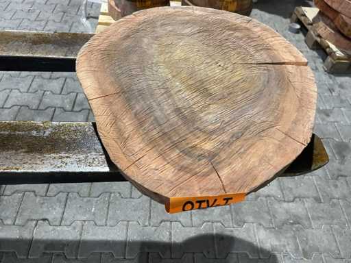 Rosewood disc, Thickness 70mm, Ø 550mm