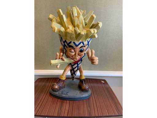 Dekoration der Pommes-Pommes-Tüte