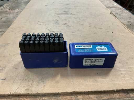 XPTools SLL6 Lochbuchstaben- und -zahlensatz