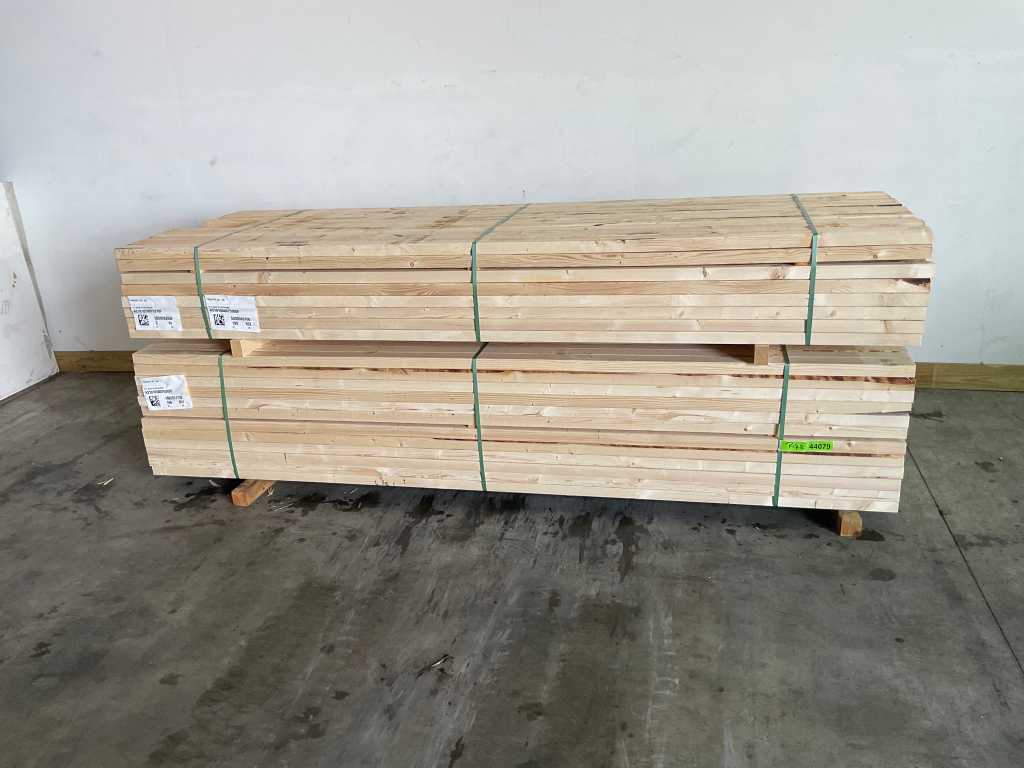 Spruce beam 300x7.5x5 cm (23x)