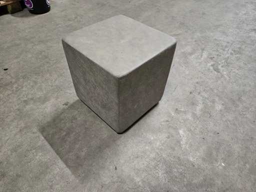 18x seat pouf 40x40cm gray