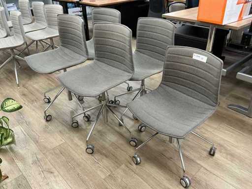 Chaise de bureau Arper (5 fois)