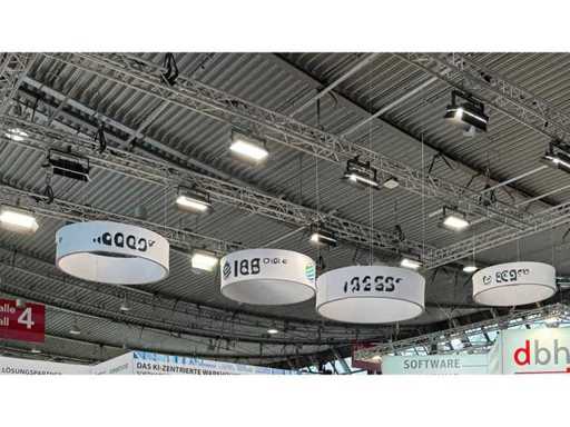 Aluprofil für Kedersystem 3x Durchmesser 150cm 