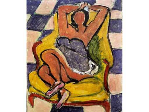 Henri Matisse - Le repos de la danseuse - quadrichromie