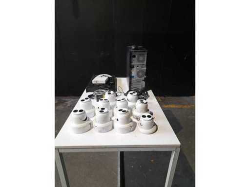 Sistem de camere IP de supraveghere (10 camere)