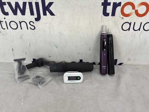 Medisana PM180 – Saturatiemeter | Oral-B – Elektrische tandenborstel | Oral-B – Elektrische tandenborstel | DJI Osmo Mobile 7 Pro – Gimbal