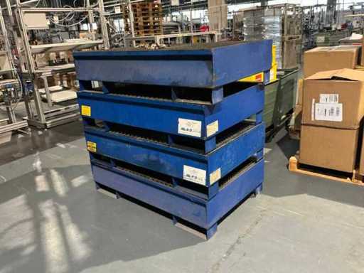 1992 P&D 2 P2-2 Oil Drip Pans (4x)