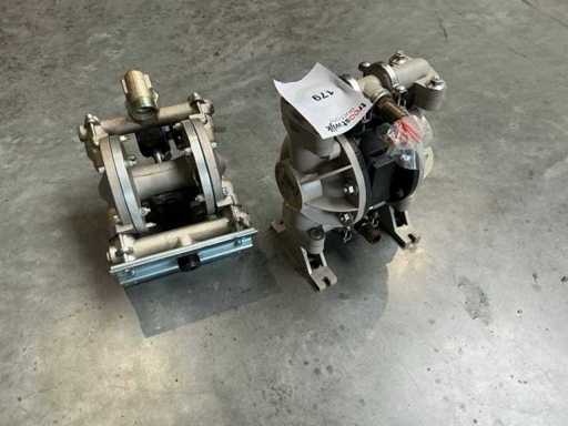 Pompa a diaframma pneumatica (2x)