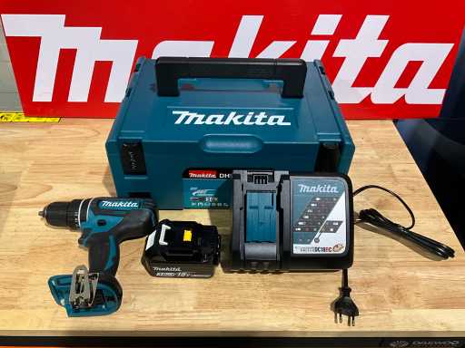 Makita DHP482 18V LXT Akku Bohrhammer / Schraubendreher Set