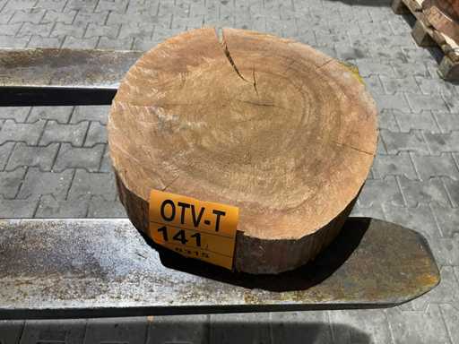 Rosewood schijf, Dikte 70mm, Ø 400mm