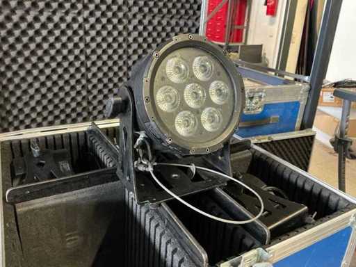 Cameo CLP Flat Pro 7 7x10 wați Reflector LED (12x)