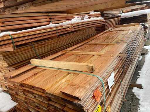 Douglas wisselsponning/halfhoutsrabat 5000x190x18mm (86x)