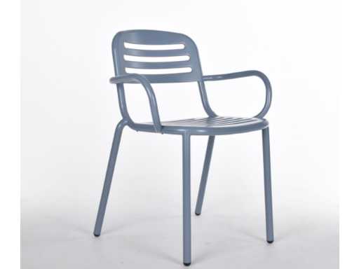 Lensvelt « Stefan Scholten » Chaise Loop 142 perforée avec accoudoir Chaise de réunion (12x)