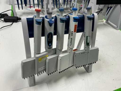 Biohit Multichannel Pipettes with Carrier (5x)