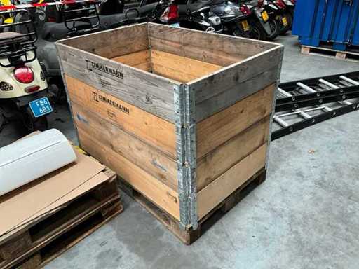 Palette mit Palettenkanten