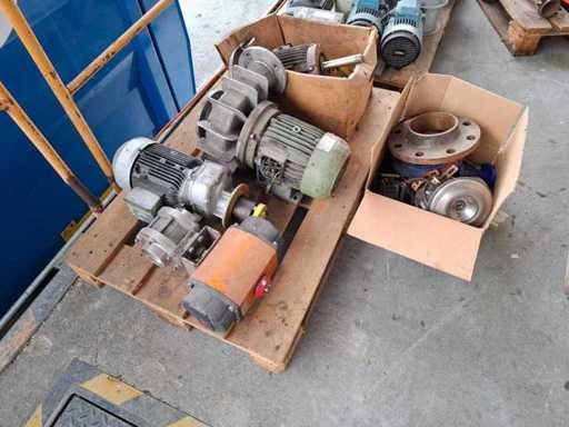 Assortiment elektromotoren en pompen
