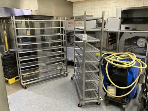 Wózek na chleb ze stali nierdzewnej Beko (2x)