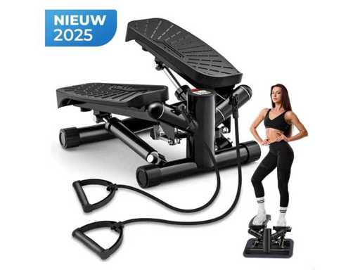 HomeFit Pro Stepper – 2-in-1 Fitness Stepper with Resistance Bands & LCD Display – Compact & Quiet – For Cardio and Muscle Training at Home